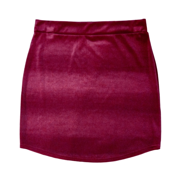 Missguided Fuchsia Velvet Bodycon Mini Skirt | US 8 - Picture 2 of 4